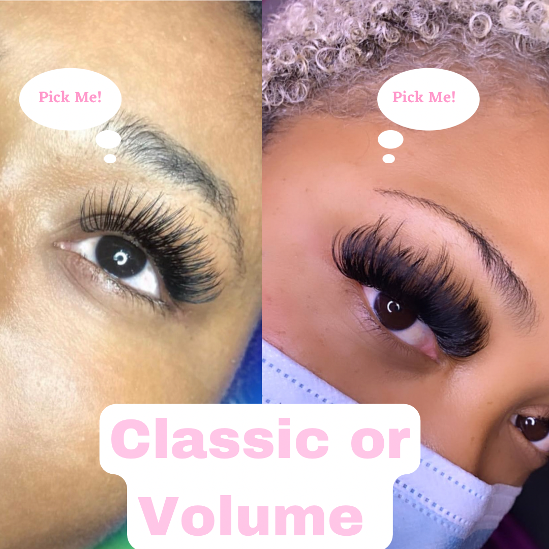 Classic lash extensions